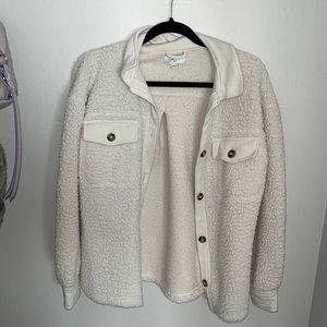 Aerie fleece shacket